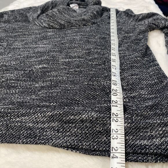 Bench Urban‎ Wear Women's Medium Activewear Black White Funnel Neck Sweatshirt - Picture 5 of 13